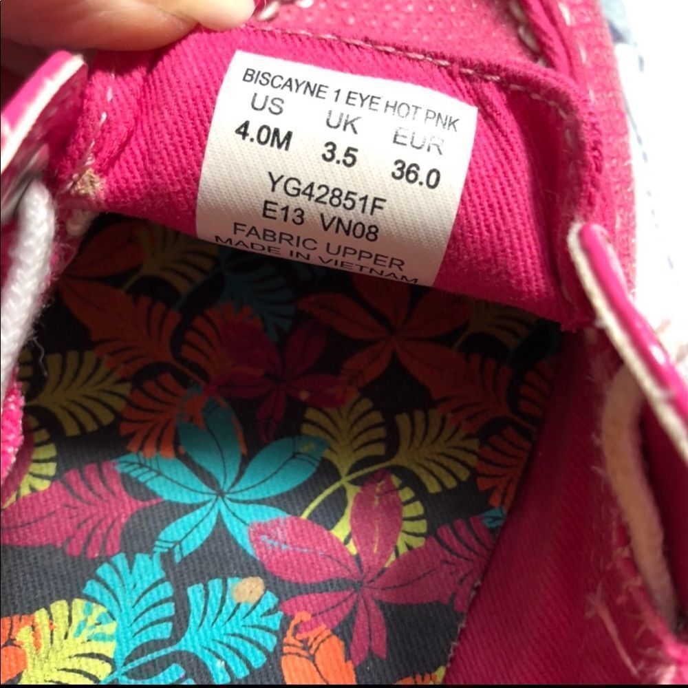 Sperry TOPSIDERS pink boat shoes, - Picture 6 of 9
